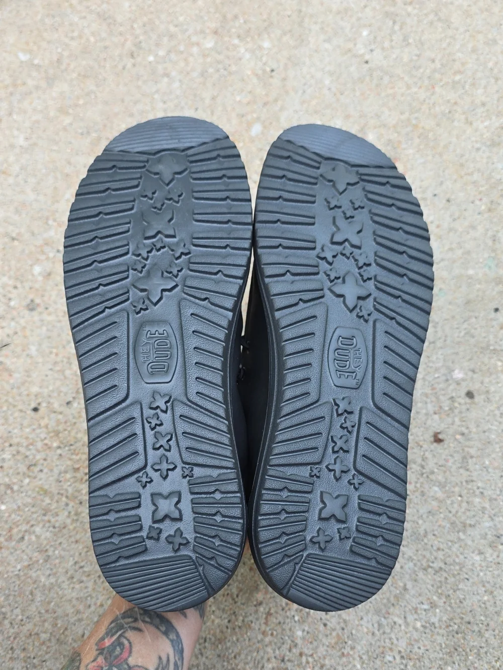 Hey Dude Wally Classic Black Charcoal Casual Slip-On Size 13